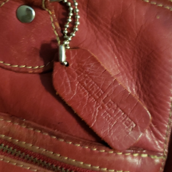 Leather shoulder handbag - Picture 2 of 3